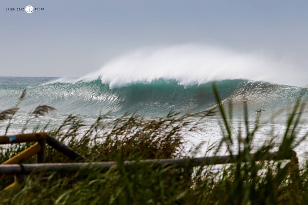 Olas del huracán Ophelia según Jairo Díaz